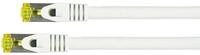 PYTHON RJ45 Ethernet LAN Patchkabel mit Cat. 7 Rohkabel, mit Rastnasenschutz RNS und