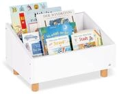 PINOLINO Regal Ando &ndash; B&uuml;cherregal Kinder 2 F&auml;cher, wei&szlig;es Kinderb&uuml;cherregal