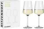 RITZENHOFF Wei&szlig;weinglas-Set 2er - 400 ml - Made in Germany