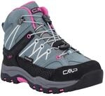 CMP Unisex Kinder Kids Rigel Mid Trekking Shoes Wp Trekking-Schuhe, Gr&uuml;n Fluo Lila