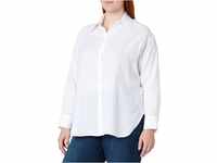 Seidensticker Damen Regular Fit Langarm Bluse, Weiß, 40