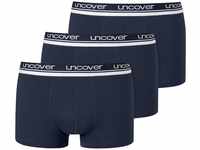Uncover by Schiesser - Retro Shorts/Pant - 3er Pack (M Dunkelblau)