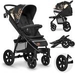 LIONELO Annet Tour Kinderwagen bis 22 kg, verstellbarer Griff, zusammenklappbar,