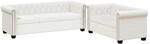vidaXL Chesterfield Sofa Couch 2-& 3-Sitzer Kunstleder Polstergarnitur...