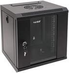 HMF 63306-02 Serverschrank 10 Zoll, 6 HE, Netzwerkschrank, Wandschrank, 10",...