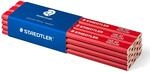 STAEDTLER 148 40 Zimmermannsbleistift &ndash; 12er Set, oval | F&uuml;r Handwerk, 175 mm,
