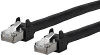 METZ CONNECT Patchkabel 6kV Flex500 Outdoor, schwarz, 2 m