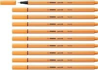 STABILO - Fineliner - point 88 | 10er Pack, papaya