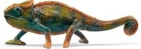 SCHLEICH WILD Life | Cham&auml;leon 14858 | detailgetreue Tierfigur mit Farbwechsel | Zoo