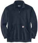 Carhartt Loose Fit Midweight Quarter Zip Mock Neck Sweatshirt