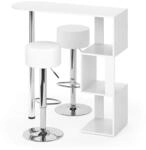 Vicco Bartisch-Set Vincent, Wei&szlig;, 113 x 39.8 cm