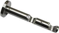 Gardinia Doppel-Kombitr&auml;ger mit Metallmontageplatte f&uuml;r Gardinenstangen, 2-l&auml;ufig,