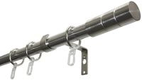 Gardinia GST Set 1-Lauf Zylinder &Oslash; 19 mm Edelstahl-Optik 160