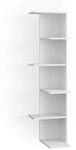Vicco Eckregal Tera, Wei&szlig;, 37 x 140.1 cm | zur Aufbewahrung von B&uuml;chern und