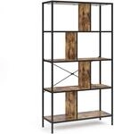 Vicco B&uuml;cherregal Fyrk, Antikholz, 80 x 146 cm | nutzbar als Raumteiler mit