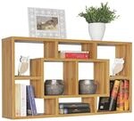 Wohnling Wandregal Paola buche 85 x 47,5 x 16 cm MDF-Holz H&auml;ngeregal modern, Design