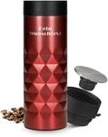 Personalisierter Thermobecher Edelstahl 450ml - auslaufsicherer Trinkbecher 