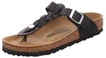 Birkenstock Gizeh Braided FL Black, schwarz(schwarz), Gr. 40
