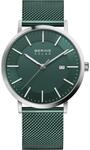 BERING Herren Uhr analog Solar mit Milanaise-Armband 15439-808