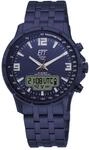 ETT Eco Tech Time Funk Solar Weltzeit Herren Uhr Chronograph mit Edelstahl...