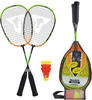 Talbot-Torro Speed-Badminton Set Speed 2200, 2 leichte Rackets, 2 windstabile...