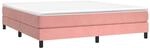 vidaXL Boxspringbettgestell Rosa 180x200 cm Samt