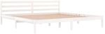 vidaXL Massivholzbett Bettgestell Bett Doppelbett Holzbett Bettrahmen Lattenrost