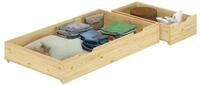 Erst-Holz Bettkasten 2-teilig Kiefer massiv f&uuml;r unsere Einzelbetten 90.10-S4-2