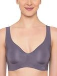 Sloggi Damen Bustier, Zero Feel Bralette EX, Mauve Grey, XS