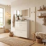 Vladon Garderobe Malea, Garderobenset bestehend aus 1 H&auml;ngeschuhschrank, 1