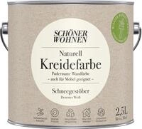 2,5L Sch&ouml;ner Wohnen Naturell Kreidefarbe Schneegest&ouml;ber, Dezentes Wei&szlig;