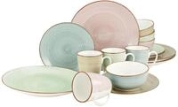 CreaTable, 22582, Serie SAMBA, 16-teiliges Geschirrset f&uuml;r 4 Personen, Kombiservice