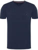 Tommy Hilfiger Herren T-Shirt Kurzarm Core Stretch Slim Fit, Blau (Desert Sky), XS