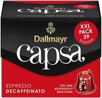 Dallmayr Capsa Espresso entkoffeiniert 39 Kapseln
