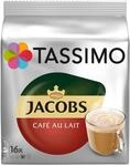 Tassimo Jacobs Caf&eacute; au Lait 5er Pack, Kaffee, Kaffeekapsel, Milchkaffee aus