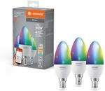 LEDVANCE Smarte LED-Lampe mit WiFi Technologie, Sockel E14, Dimmbar, Lichtfarbe