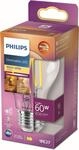 PHILIPS LED Classic E27 Filament, Warm Glow, Klar | 60W, Dimmbar, Warmwei&szlig;es Licht,