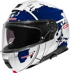 SCHUBERTH HELMET C5 ECE DEKOR GLOBE BLUE 59 (L)