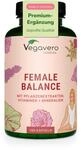 Vegavero Female Balance | 180 Kapseln | M&ouml;nchspfeffer, Frauenmantel, Eisen,