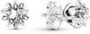 PANDORA Himmlischer Funkelnder Stern Ohrringe in Sterling-Silber mit Zirkonia, Maße: