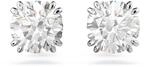 Swarovski Stilla Ohrringe, Wei&szlig;e Brillantschliff-Kristalle