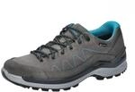 LOWA Damen Wanderschuhe Toro PRO GTX LO Ws Graphit arktis dunkelgrau t&uuml;rkis -...