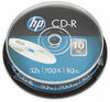 HP CD-R Rohlinge 700MB 52fach 10er Spindel