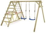 WICKEY Kinderschaukel Schaukelgestell Smart Hike blau - Schaukel & SurfSwing,