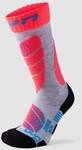 UYN S100045 SKI Socks Unisex Hellgrau/Fluo Koralle 30