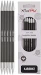 KnitPro Karbonz Nadelspiele 6" (15cm) | 6mm
