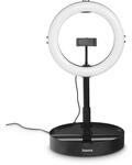 Hama LED Ringlicht mit Handy-Stativ, faltbar, 10,2 Zoll, LED Tischringlicht