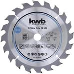 kwb Kreiss&auml;geblatt 160 x 16 mm - Schneller Schnitt, geeignet f&uuml;r Weich- und