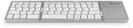 MediaRange &ndash; Tastatur Funk QWERTZ (DE/AT), 63 Tasten,mit Touchpad, Silber 