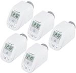 Homematic IP 5er Set Smart Home Heizk&ouml;rperthermostat &ndash; Basic, digitaler Thermostat